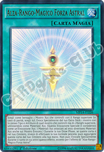 MP14-IT226 Alza-Rango-Magico Forza Astral ultra rara 1a Edizione (IT) -NEAR MINT-