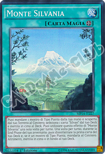 MP14-IT227 Monte Silvania super rara 1a Edizione (IT) -NEAR MINT-