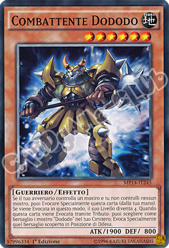 MP14-IT245 Combattente Dododo comune 1a Edizione (IT) -NEAR MINT-