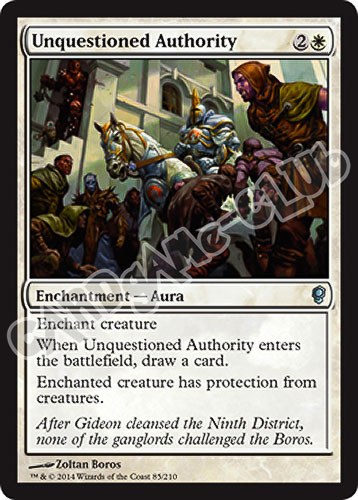 085 / 210 Unquestioned Authority non comune (EN) -NEAR MINT-
