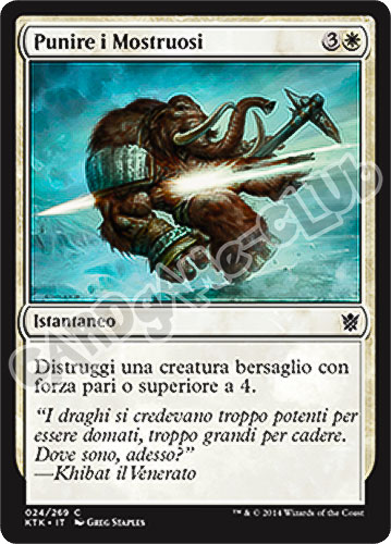 024 / 269 Punire i Mostruosi comune (IT) -NEAR MINT-