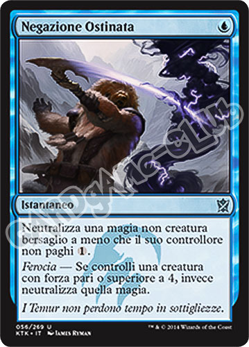 056 / 269 Negazione Ostinata non comune (IT) -NEAR MINT-