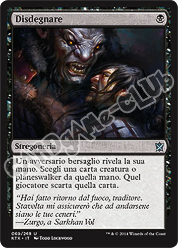 069 / 269 Disdegnare non comune (IT) -NEAR MINT-