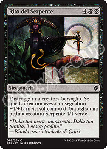 086 / 269 Rito del Serpente comune (IT) -NEAR MINT-