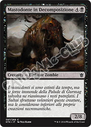 087 / 269 Mastodonte in Decomposizione comune (IT) -NEAR MINT-