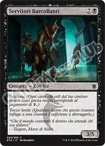 089 / 269 Servitori Barcollanti comune (IT) -NEAR MINT-