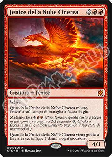 099 / 269 Fenice della Nube Cinerea rara mitica (IT) -NEAR MINT-