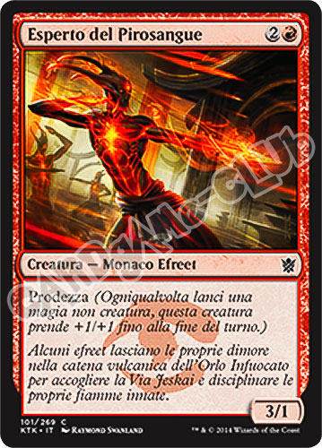 101 / 269 Esperto del Pirosangue comune (IT) -NEAR MINT-