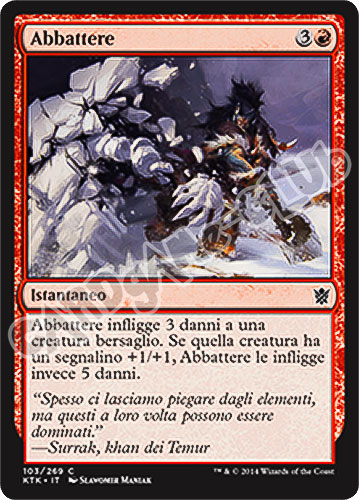 103 / 269 Abbattere comune (IT) -NEAR MINT-