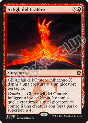 106 / 269 Artigli del Cratere rara (IT) -NEAR MINT-