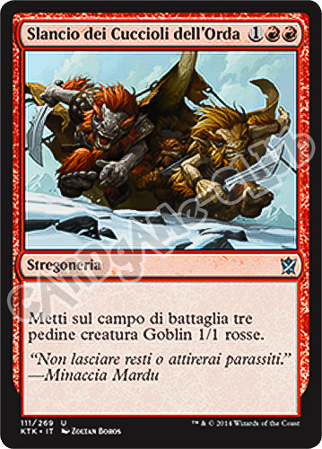 111 / 269 Slancio dei Cuccioli dell'Orda non comune (IT) -NEAR MINT-