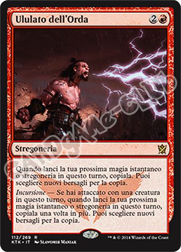 112 / 269 Ululato dell'Orda rara (IT) -NEAR MINT-