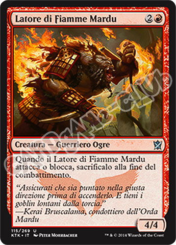 115 / 269 Latore di Fiamme Mardu non comune (IT) -NEAR MINT-