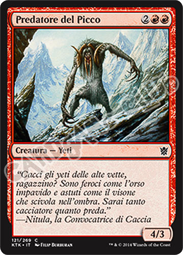 121 / 269 Predatore del Picco comune (IT) -NEAR MINT-