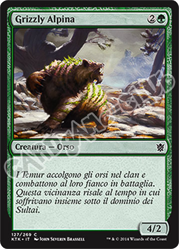 127 / 269 Grizzly Alpina comune (IT) -NEAR MINT-