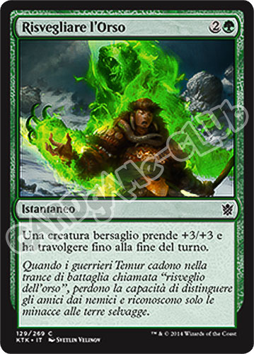 129 / 269 Risvegliare l'Orso comune (IT) -NEAR MINT-