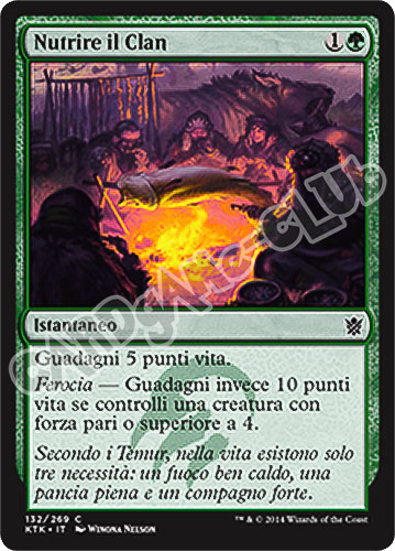 132 / 269 Nutrire il Clan comune (IT) -NEAR MINT-