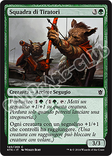 140 / 269 Squadra di Tiratori comune (IT) -NEAR MINT-