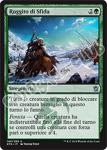 145 / 269 Ruggito di Sfida non comune (IT) -NEAR MINT-