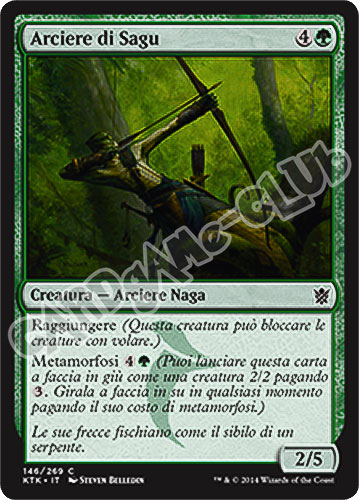 146 / 269 Arciere di Sagu comune (IT) -NEAR MINT-