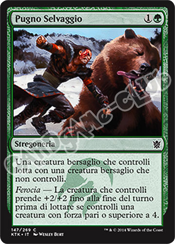 147 / 269 Pugno Selvaggio comune (IT) -NEAR MINT-