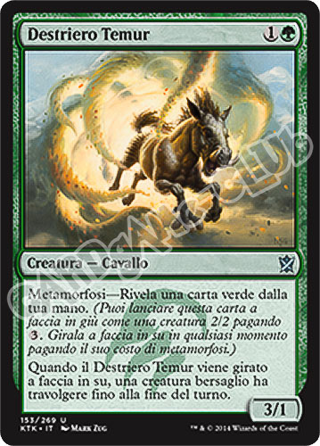 153 / 269 Destriero Temur non comune (IT) -NEAR MINT-