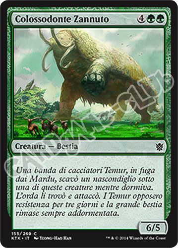 155 / 269 Colossodonte Zannuto comune (IT) -NEAR MINT-