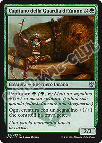 156 / 269 Capitano della Guardia di Zanne non comune (IT) -NEAR MINT-