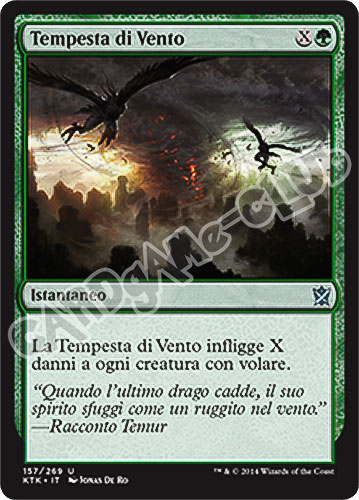 157 / 269 Tempesta di Vento non comune (IT) -NEAR MINT-