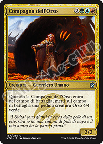 167 / 269 Compagna dell'Orso non comune (IT) -NEAR MINT-