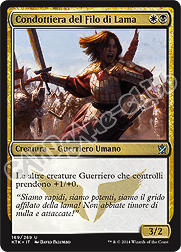 169 / 269 Condottiera del Filo di Lama non comune (IT) -NEAR MINT-