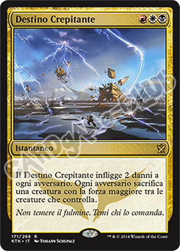 171 / 269 Destino Crepitante rara (IT) -NEAR MINT-