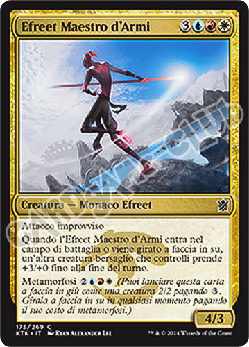 175 / 269 Efreet Maestro d'Armi comune (IT) -NEAR MINT-