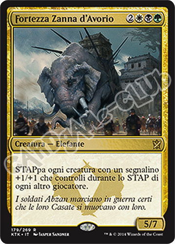 179 / 269 Fortezza Zanna d'Avorio rara (IT) -NEAR MINT-