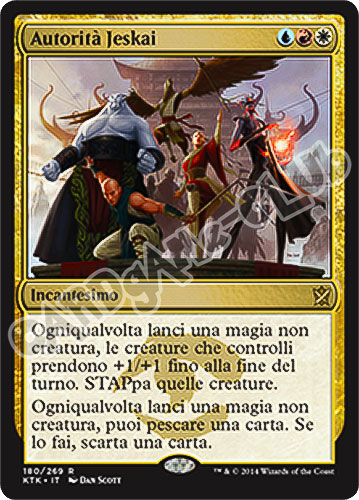 180 / 269 Autorita' Jeskai rara (IT) -NEAR MINT-