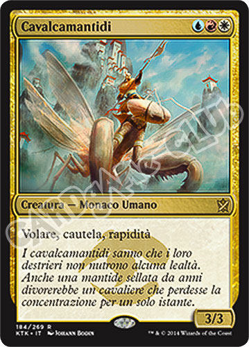 184 / 269 Cavalcamantidi rara (IT) -NEAR MINT-