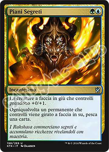 198 / 269 Piani Segreti non comune (IT) -NEAR MINT-