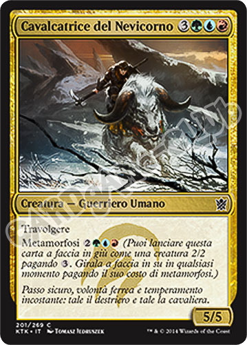 201 / 269 Cavalcatrice del Nevicorno comune (IT) -NEAR MINT-