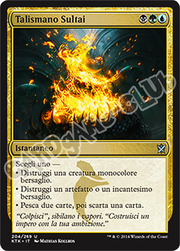 204 / 269 Talismano Sultai non comune (IT) -NEAR MINT-