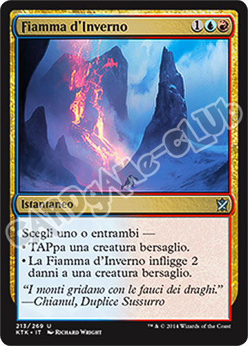 213 / 269 Fiamma d'Inverno non comune (IT) -NEAR MINT-