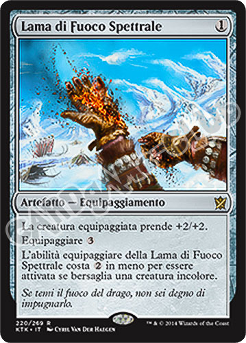 220 / 269 Lama di Fuoco Spettrale rara (IT) -NEAR MINT-