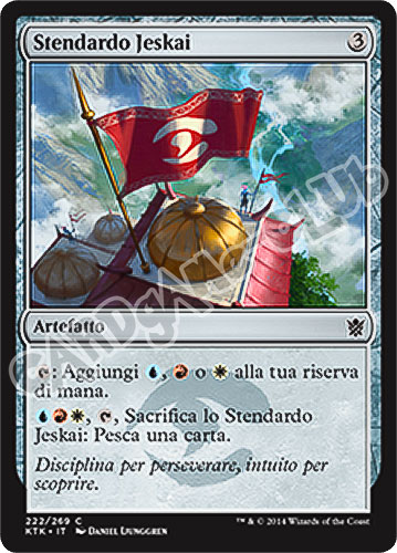 222 / 269 Stendardo Jeskai comune (IT) -NEAR MINT-
