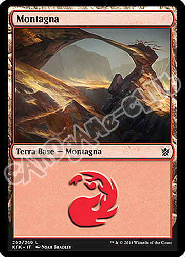 262 / 269 Montagna comune (IT) -NEAR MINT-