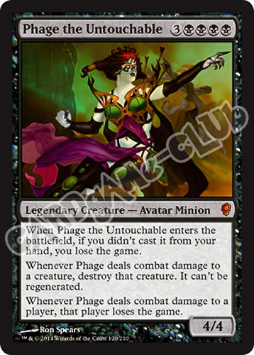 120 / 210 Phage the Untouchable rara mitica (EN) -NEAR MINT-