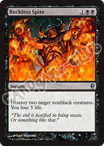 123 / 210 Reckless Spite non comune (EN) -NEAR MINT-