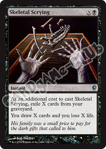 124 / 210 Skeletal Scrying non comune (EN) -NEAR MINT-