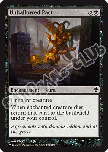 131 / 210 Unhallowed Pact comune (EN) -NEAR MINT-
