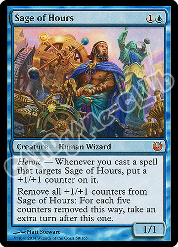 050 / 165 Sage of Hours rara mitica (EN) -NEAR MINT-