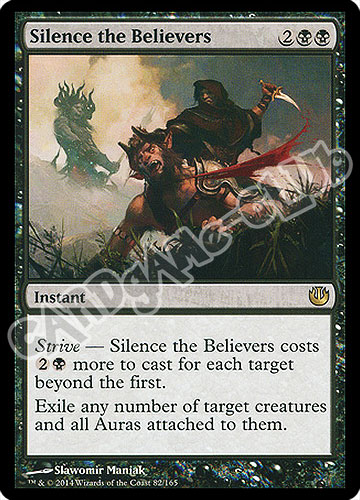 082 / 165 Silence the Believers rara (EN) -NEAR MINT-