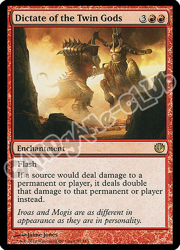 093 / 165 Dictate of the Twin Gods rara (EN) -NEAR MINT-